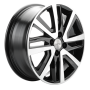 Легковой диск Khomen Wheels KHW1609 6x16 4x100 ET46 54,1 Black-FP